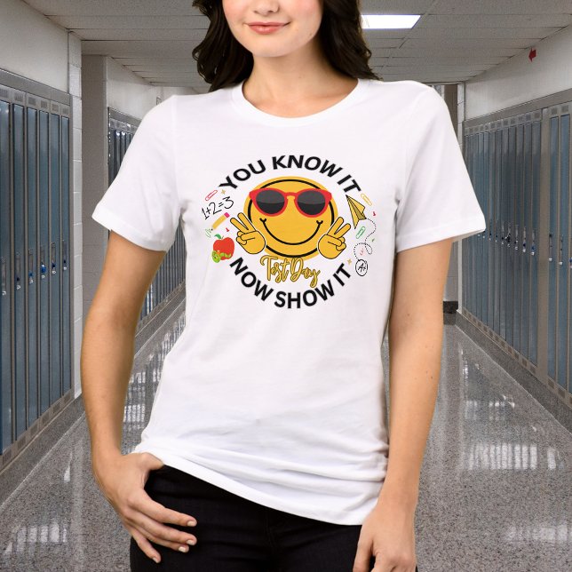 Cute School Test Day  Tri-Blend Shirt (Creator Uploaded)