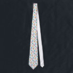 Cute Science Concept Pattern Cool Geek Design Tie<br><div class="desc">Cute colourful pastel science concept seamless pattern,  cool geek tie design. If you need any help customising any of my designs,  contact ArtOnWear designer. Free text formatting with live help available by request.</div>