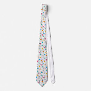 Cute Science Concept Pattern Cool Geek Design Tie