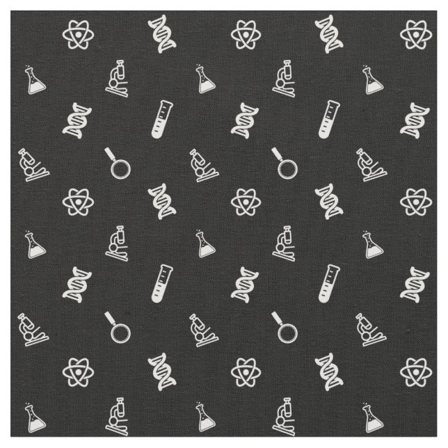 Cute Science Fabric (Close Up)