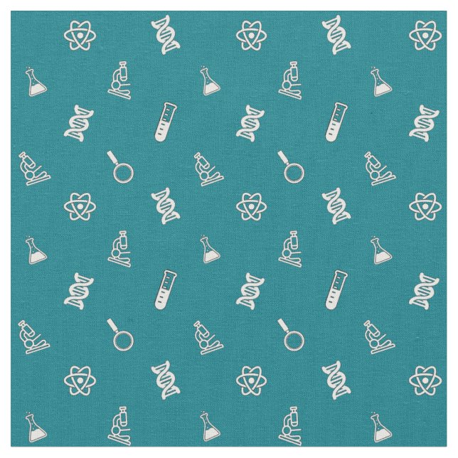 Cute Science Fabric (Close Up)