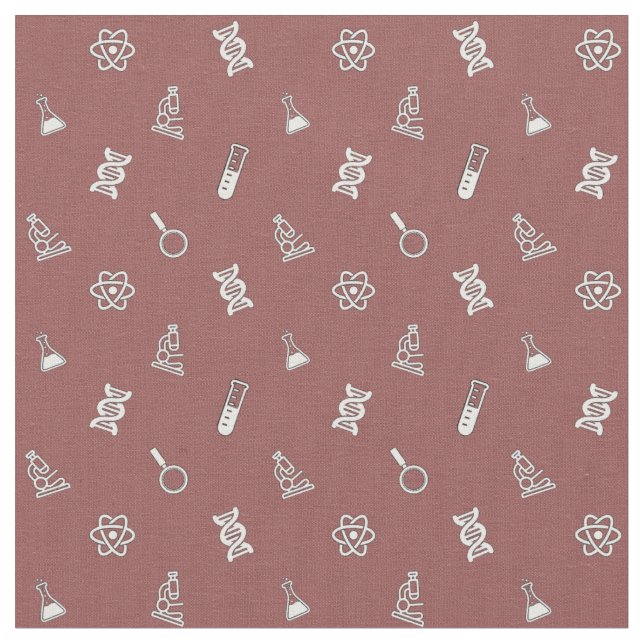 Cute Science Fabric (Close Up)