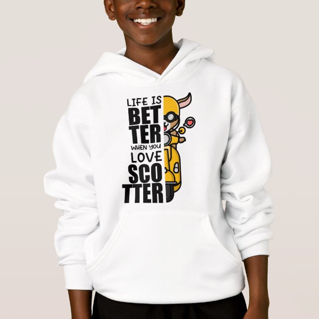 Cute Scooter Goat Design (Front)