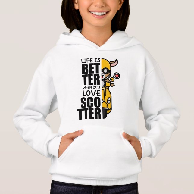 Cute Scooter Goat Design (Front)