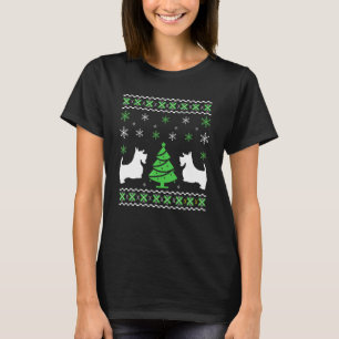 Cute Scottie Christmas Sweater For Dog Christmas