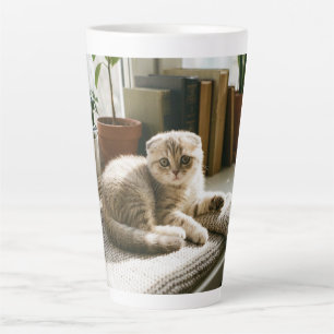 Cute Scottish Fold Cat Mug - Cosy Cat Lover Coffee
