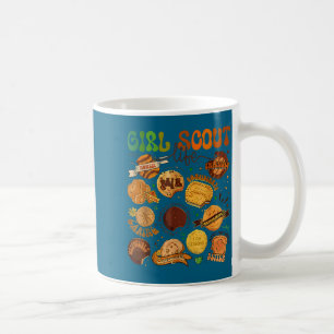 Cute scout girl cookie dealer girl troop leader coffee mug