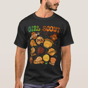 Cute scout girl cookie dealer girl troop leader T-Shirt