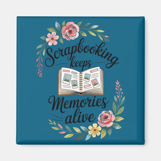 Cute scrapbooking  magnet (Front)