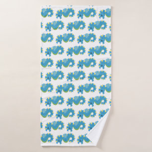 Cute sea creature - Seahorse Bath Towel