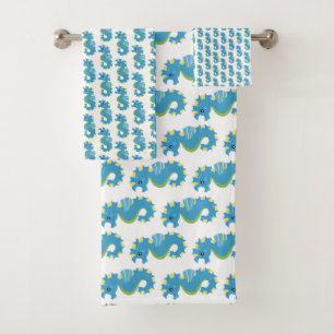 Cute sea creature - Seahorse Bath Towel Set