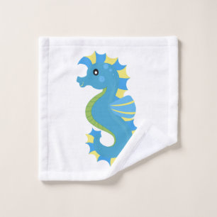 Cute sea creature - Seahorse Wash Cloth