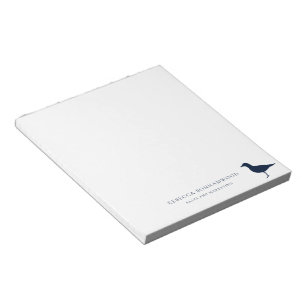 Cute Sea Gull Bird Nature Business Personalised Notepad