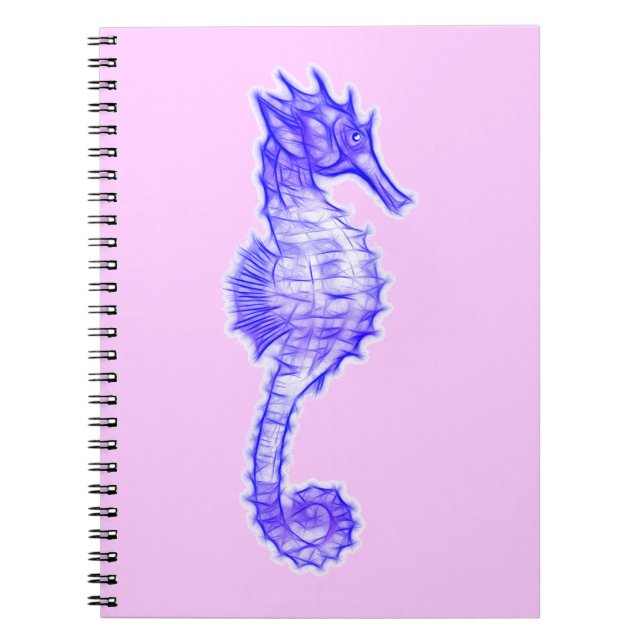 Cute Sea Horse Marine Animal Gift Notebook (Front)