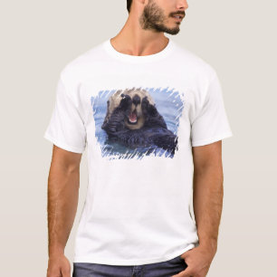Cute Sea Otter   Alaska, USA T-Shirt