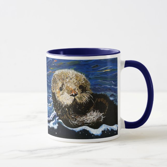 Cute Sea Otter Mug (Right)