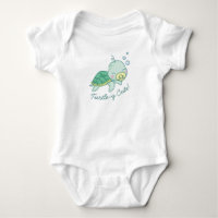 Cute Sea Turtle Baby Shower Kawaii White
