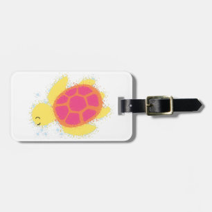 Cute Sea Turtle Luggage Tag