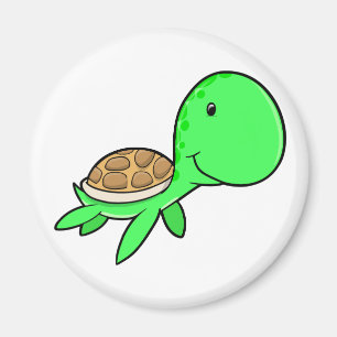 Cute Sea Turtle Magnet
