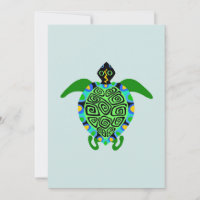 Cute Sea TURTLE - Marine wildlife - Sea spray -