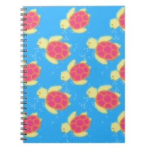 Cute Sea Turtle Pattern Notebook