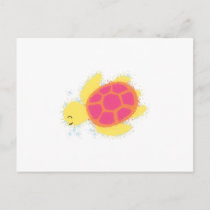 Cute Sea Turtle Postcard