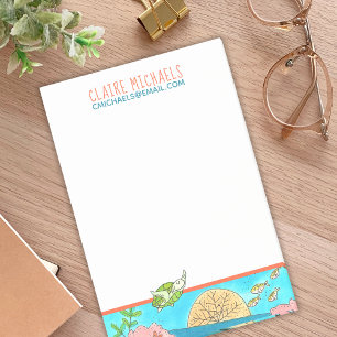 Cute Sea Turtle Stationery Post-it Notes