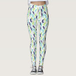 Cute Seahorse Pattern Leggings<br><div class="desc">Girly and chic fruit pattern.</div>