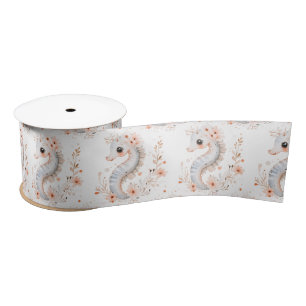 Cute Seahorse Satin Ribbon