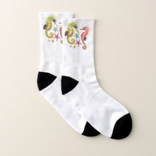 Cute Seahorses Socks