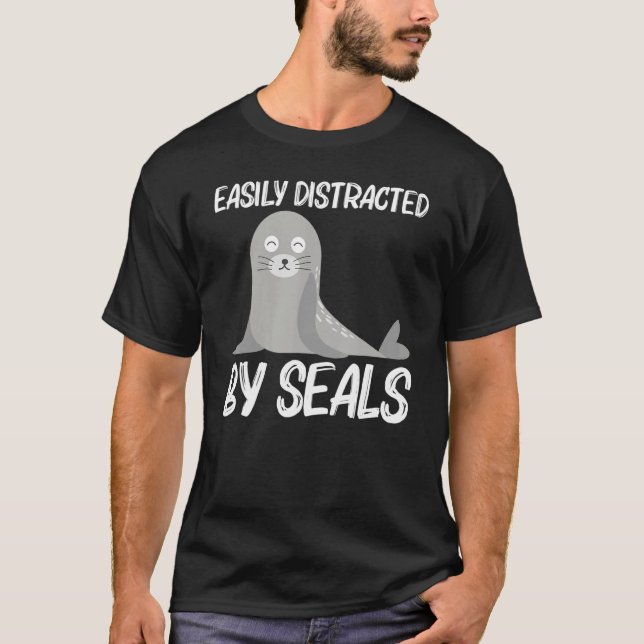 Cute Seal For Men Women Sea Lion Zoo Animal T-Shirt (Front)