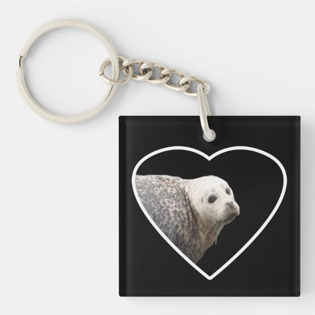 Cute Seal  Key Ring (Front)