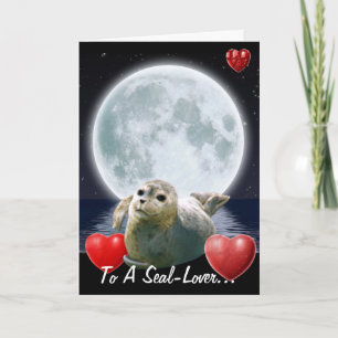 Cute Seal-lover Birthday Card