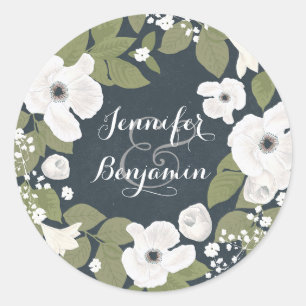 cute seal or thank you wedding favour sticker