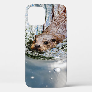 CUTE SEAL SWIMMING iPhone 12 CASE