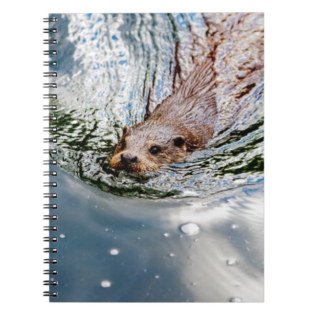 CUTE SEAL SWIMMING NOTEBOOK (Front)