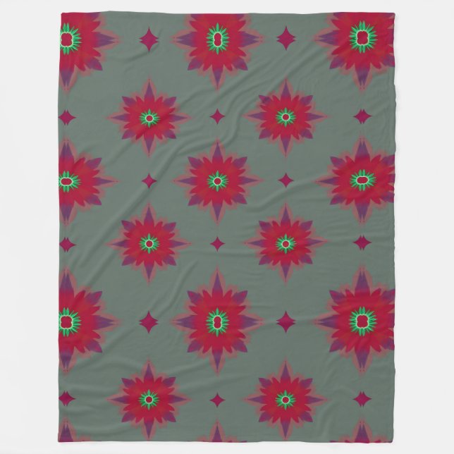 Cute Seamless Repeating Floral Design for Blankets (Front)