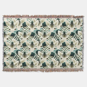 Cute seamless zebra. throw blanket