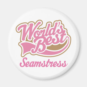 Cute Seamstress Magnet
