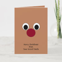 Cute Secret Santa Christmas Card