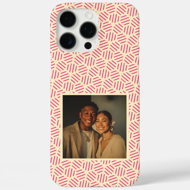 Cute Secret Santa Gifts Hexagon Pattern  Case-Mate iPhone Case (Back)