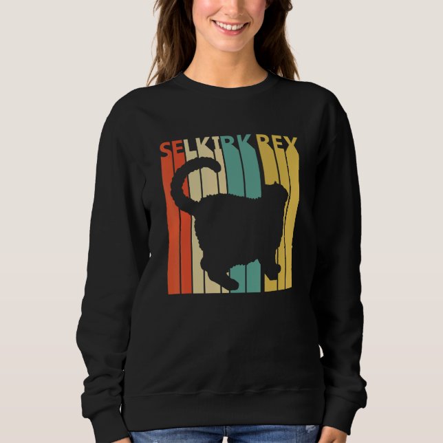Cute Selkirk Rex Cat Sweatshirt (Front)