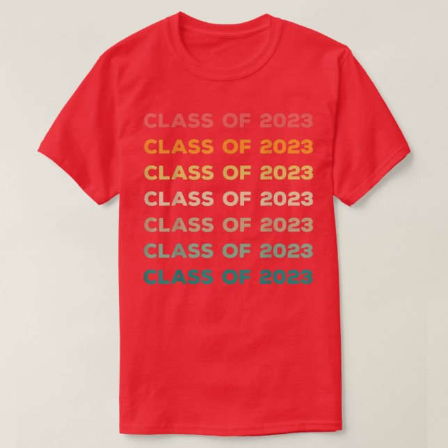 Cute Senior Class Of 2023 T-Shirt (Design Front)