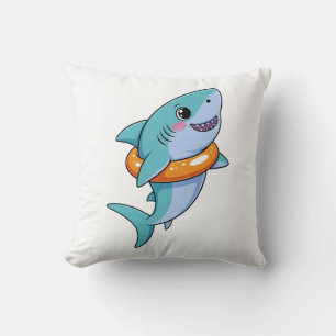 Cute Shark Baby With Float Kids Cushion