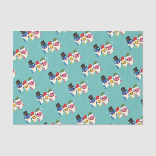 Cute Shark 🦈 Fun Fab Kids Super Ocean  Tissue Paper (Front)