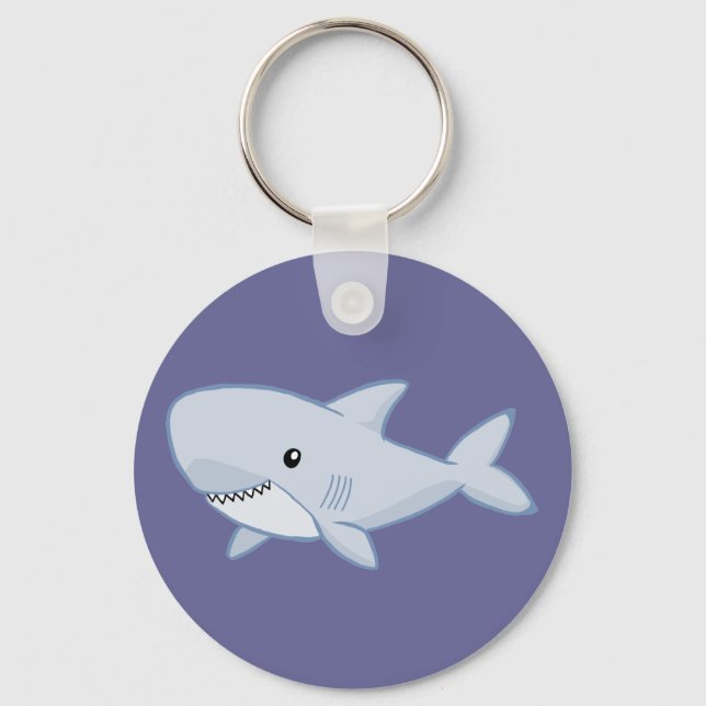 Cute Shark Key Ring (Front)
