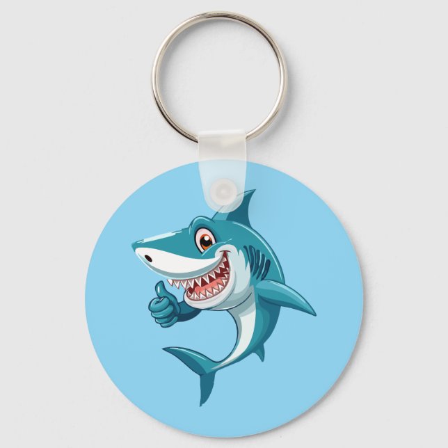 Cute shark key ring (Front)