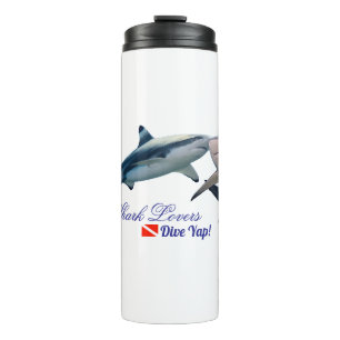 Cute Shark lovers Shot Glass Thermal Tumbler