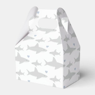 Cute Sharks   Baby Shower Favour Box
