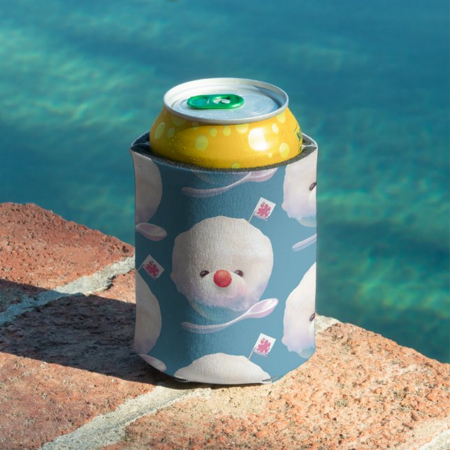 Cute Shaved Ice Dog Pattern Can Cooler (In Situ Pool)